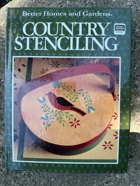 Better Homes and Gardens Country Stenciling Book - Green Cover
